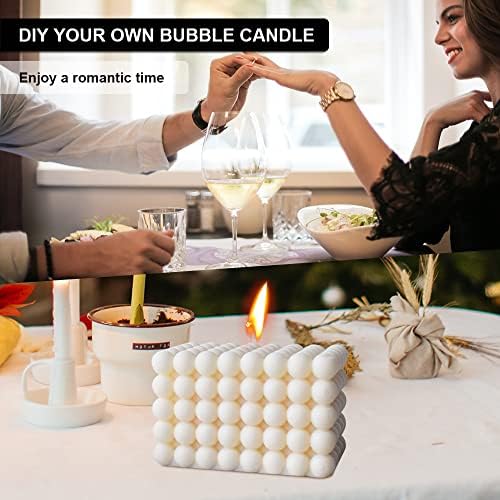 Verceco Silicon Candle Candle 2D Magic Bubble Cube Kugla Sapuna za sapun za diy Chocolate Resin