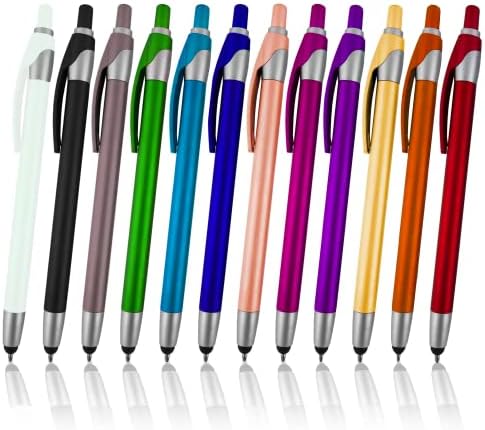 12 pakovanje ljubičasta olovka sa olovkom za kuglicu za iPad mini, iPad 2/3, novi iPad, iPhone