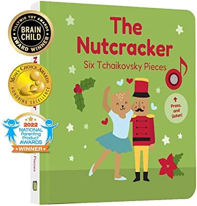 Cali's Books The Nutcracker Ballet Sound Books For Toddlers 1-3. Knjiga Orašara. Muzička knjiga
