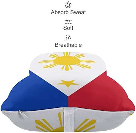 Philippines zastava 2pcs Jastuci za automobile prozračiva automatsko naslon za odmor, jastuk od