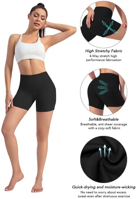 Vježbe za žene za žene visoke struk joge hlače sa džepovima Meka i trbušnjaka upravljanja Hlače