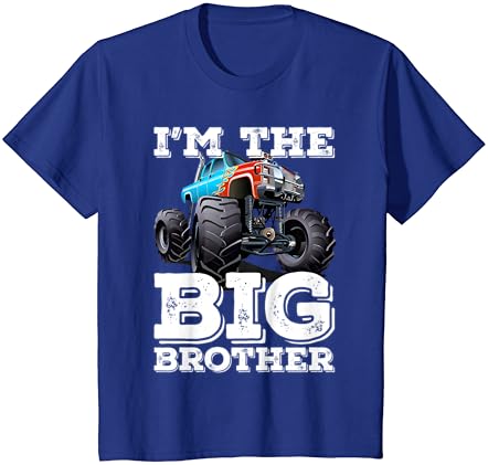 Djeco ja sam stariji brat-smiješna majica kamiona čudovišta