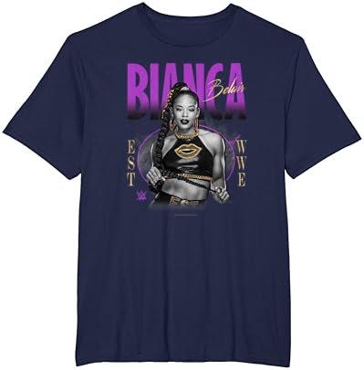WWE Bianca Belair uznemirena crna & amp; bijela fotografija portret T-Shirt