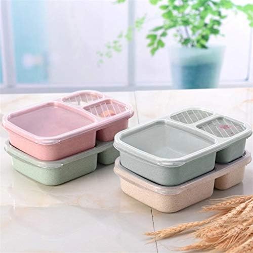 SJYDQ kutija za ručak pšenična slamka mikrovalna Bento kutija za ručak piknik hrana za voće kutija