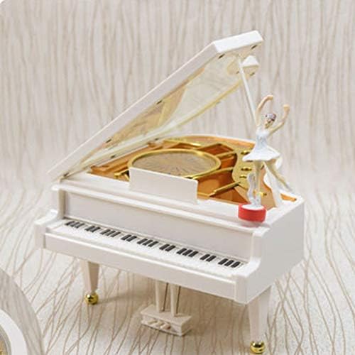 Shypt klavir muzička kutija rotirajuća plesačica retro klasična mehanička alarm baleta djevojka