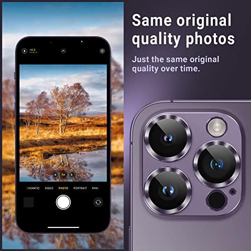 Korecase 2 paket zaštitnik kamere kompatibilan sa iPhoneom 14 Pro iPhoneom 14 Pro max cijeli komad 9H