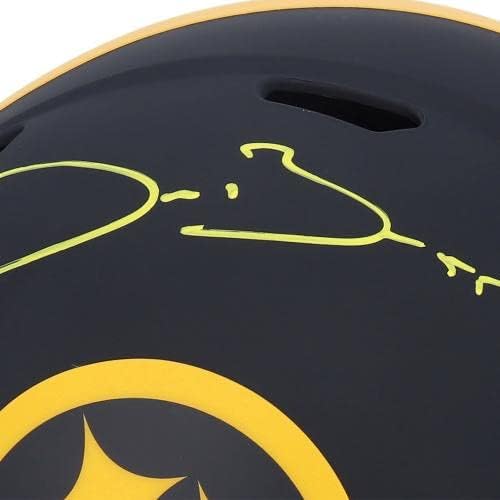Devin Bush Pittsburgh Steelers potpisao je Riddell Eclipse repliku alternativne brzine-NFL kacige sa