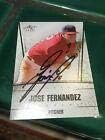 Jose Fernandez 2011 listov nacrt srebrne rookie kartice potpisano autogramirano - MLB autogramirane