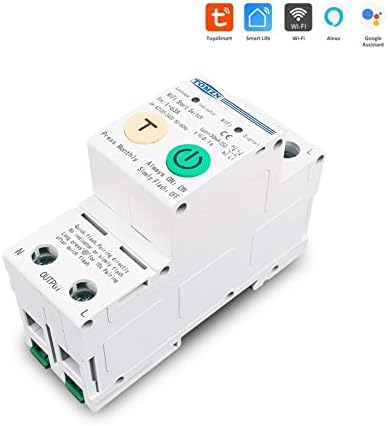 JUNNIU 63A SmartLife 2p WiFi Smart prekidač Energy brojilo KWH Metering Nadgledanje prekidača Tajmer