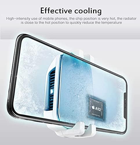 Twdyc Mobile Cooler hladnjak ventilatorni ventilatorski držač LED svjetlosni nosač ventilatorski radijator