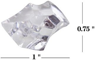 Welmatch Mix Colors akrilni ledeni kamen kristali blago gems za tablicu, vazni punila, vjenčanje,