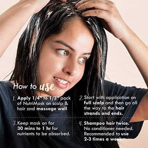 Desko Hibiscus maska za svježu kosu | rast kose, kontrola opadanja kose & zaglađivanje kose | suvo,