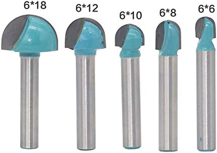 Proširni alat za glodanje rezač za glodanje 4pc 6mm Shank CNC alati Čvrsti karbidni okrugli
