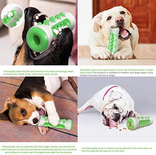 HIZQ pasa za zube za zube žvakaće kućne ljubimce, izdržljive gume štene za čišćenje žvakaćih igračaka