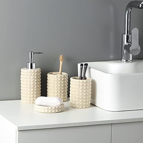 Generički pumpa za raspršivač raspršivača sapuna za kupaonicu Kameni dizajn za kupaonicu ili kuhinju savršeno