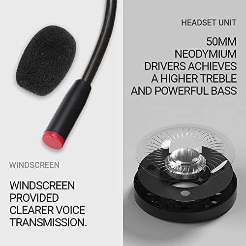 Wizmax PC Gaming slušalice MH2-RGB USB žičane slušalice za igranje sa mikrofonom. Virtuelni 7.1 Surround Zvuk