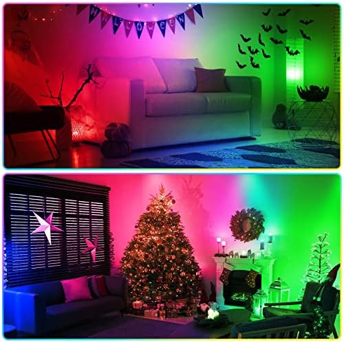 Junview Božić 10w RGBW Led Uplighting Indoor spot Lights Indoor sa daljinskim reflektorom 16 boja za promjenu