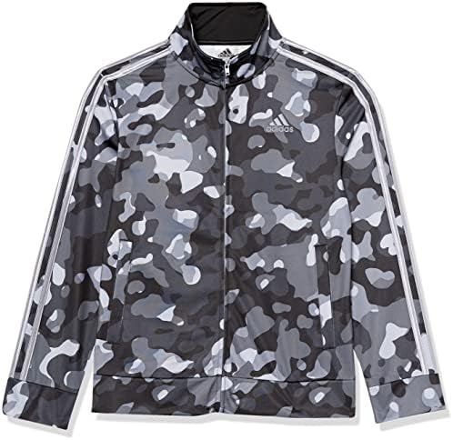 Adidas Boys 'zip prednja ikonska jakna od trikota