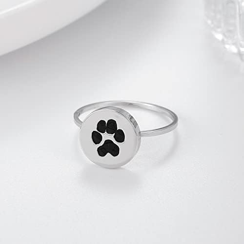 LONGLITER prsten za pse personalizirana prilagođena ogrlica Za Štampu ogrlica za kućne ljubimce u znak sjećanja na memorijalni nakit za pseće ljubimce prsten za Memorijalni nakit Pet