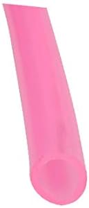X-dree x 7mm Visoka rezistentna silikonska gumena guma cijev za cijev za cijev ružičasta 5 metara