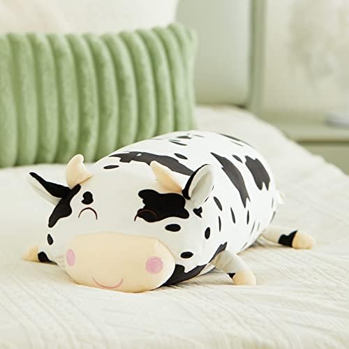 BSTAOFY 19 slatka krava dugo plišani jastuk meka krava plišane životinje plišane igračke rođendan Božić Valentinovo