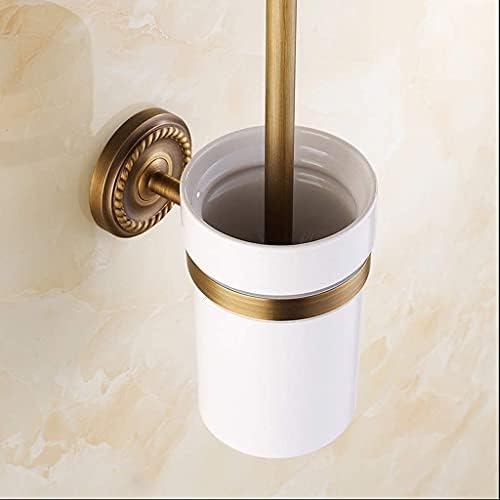 Fleksibilna zidna toaletna četkica sa keramičkim nosačem, udobna trajna neklizačka ručica dizajn WC