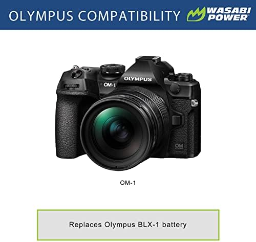Wasabi Električna baterija za Olympus BLX-1 i Olympus OM sistem OM-1