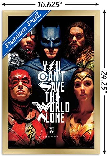 Trendovi Međunarodni DC strip film-Liga pravde-spasi svjetski zidni Poster, 14.725 x 22.375,