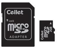 Cellet 2GB MicroSD za Motorola RAZR HD Smartphone prilagođene flash memorije, high-speed prijenos, plug