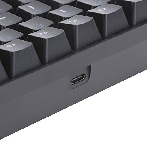 ASHATA USB žičana Tastatura sa 87 tastera, LED RGB pozadinsko osvetljenje, sa kablom za napajanje,