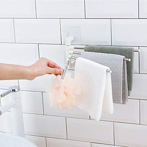 Slsfjlkj 4 sloja kupaonice ručnik stalak Početna Višenamjenski rotirajući ručnik za ručnik kuhinjskih
