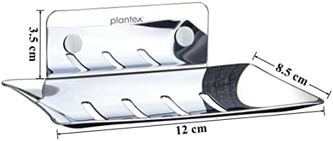 Plantex sapun od nehrđajućeg čelika / držač za kupatilo i kuhinju / kupaon pribor - paket od 1