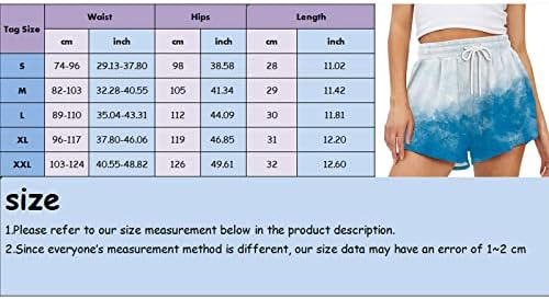 Miashui duge kratke hlače za žene Ženske zveške kratke hlače Ležerne ljetne udobne atletske kratke