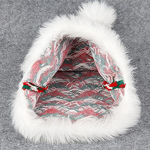 Božić Santa Božić šešir za muškarce žene Unisex baršun Comfort kape za Božić Novu godinu svečani odmor
