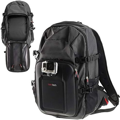 Navitech akcijski ruksak za kameru pogodan kompatibilan sa Akaso V50 PRO