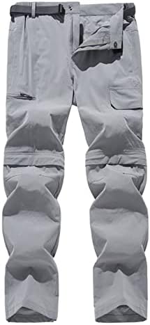 Muške teretne pantalone plus veličine Multi-džepovi zatvarač zatvarač Dukset na otvorenom Sport Casual Quick-suho joggers pantalona