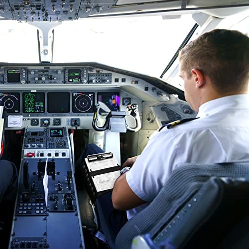 Pilot kneeboard Aviation međuspremnik za koljena uključuje aluminijumsku pilotsku ploču za pisanje sa držačem