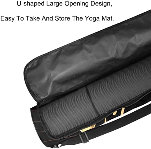 Torba za prostirku za jogu, Yin Yang Exercise Yoga Mat Carrier full-Zip Yoga Mat torba za nošenje sa
