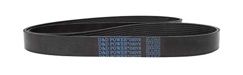 D & D Powerdrive 905K6 NAPA Automobilski zamjenski remen, K, 6 -Napodne, 91,25 Dužina, guma