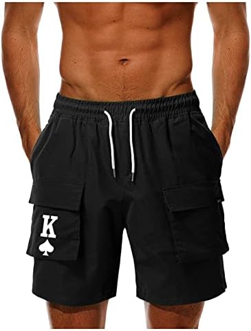 RTRDE muške kratke hlače za kratke hlače Ležerne prilike na otvorenom Slim Fashion Jogging tiskani