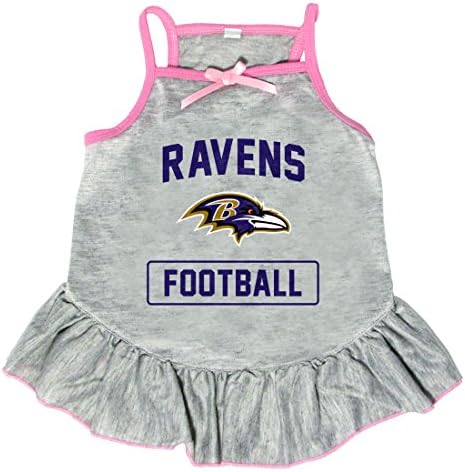 Littlearth NFL haljina za kućne ljubimce sa logotipom tima i imenom,, Siva