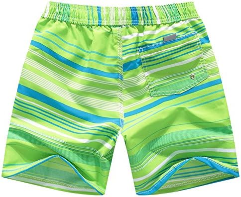 HYXFJITS Boys ' Quick Dry Drawstring waist Reflection Strip kupaće gaće na plaži kratke hlače