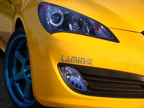 Lamin-x prilagođeni plavi poklopci farova za Volvo V50