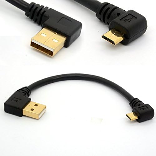 BSHTU pozlaćeni USB 2.0 lijevi ugao za mikro B desnog kutanog kablova sinkroniziranje i kabl za punjenje