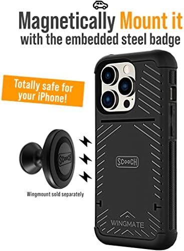 Scoch Wingmate za iPhone 14 Pro u paketu sa Wingmount magnetnim nosačem za automobil