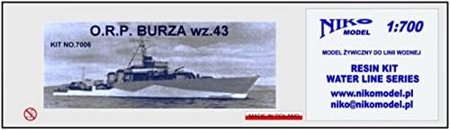 ニコモデル Nico model pn07006 1/700 poljski mornarički razarač bulza 1943 komplet za smolu