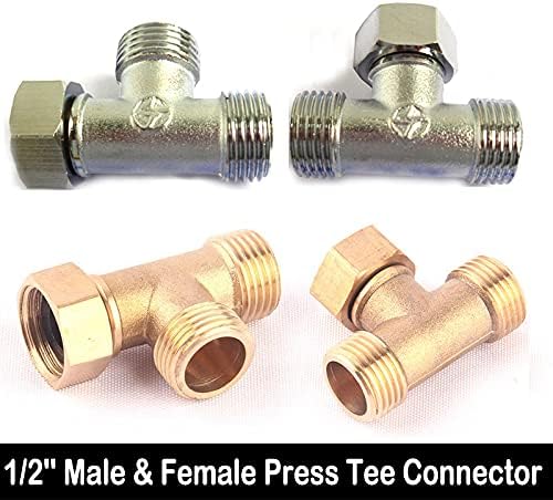 3 put cijev konektor 1/2 T-oblik jednak muški & amp; ženski Tee konektor za vazduh Gas vode cijevi sistema-tip