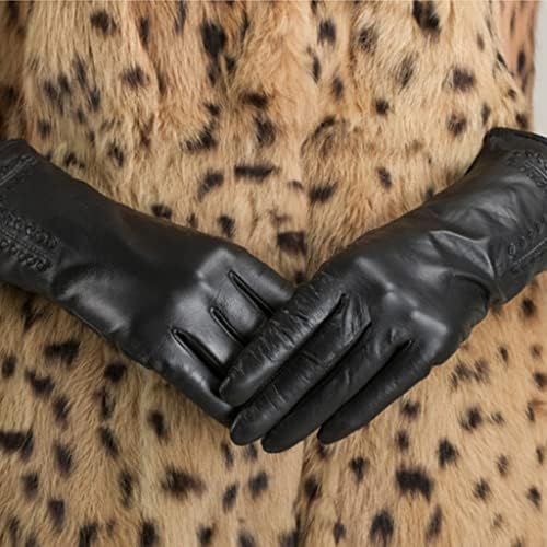 N / A ženske kožne rukavice za jesen i zimu Warm Full Finger ženske rukavice otporne na vjetar