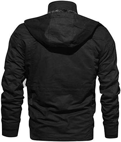 YMOSRH vodootporne jakne za muškarce zimska kašmir zadebljani džep pamučna kaput odjeća prozračne