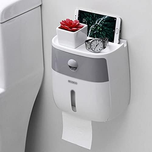Pitajte me Hostela za toaletni nosač vodootpornog papirnog ručnika za papir Zidni nosač papira za papir za punjenje kutija za odlaganje kupatila